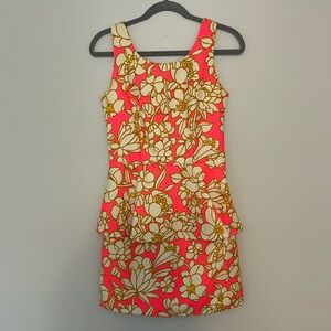 Julie Brown Hot Pink Floral Dress